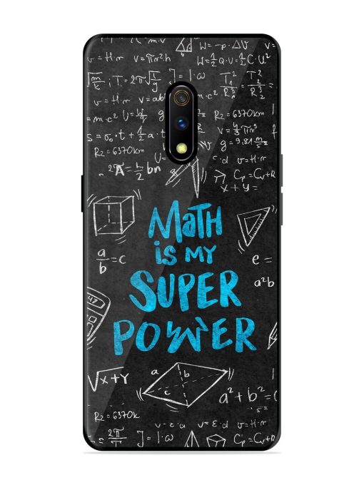 Math Magic Glossy Soft Edge Case for Realme X Chachhi