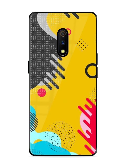 Neon Pop Glossy Soft Edge Case for Realme X Chachhi