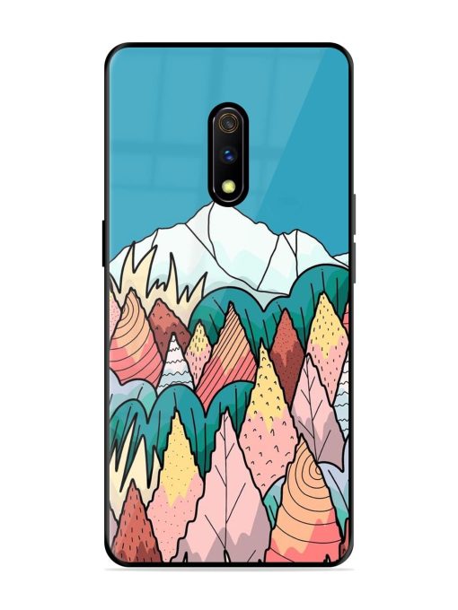 Mountain Dreamscape Glossy Soft Edge Case for Realme X Chachhi