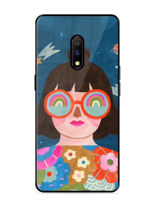 Dreamscape Vision Glossy Soft Edge Case for Realme X Chachhi