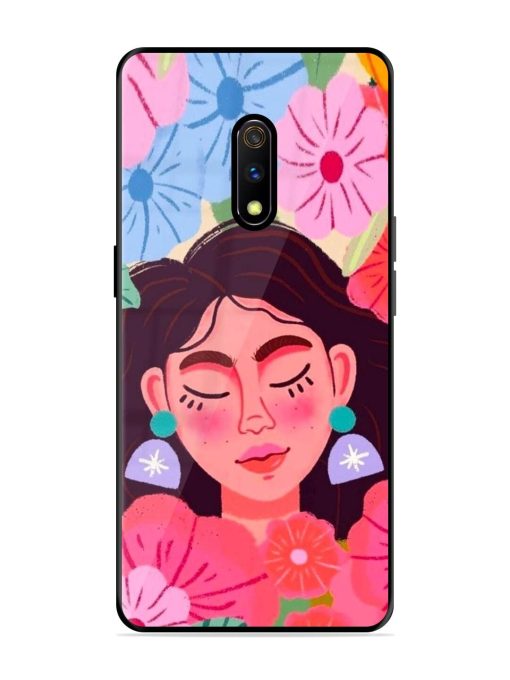 Blooming Serenity Glossy Soft Edge Case for Realme X Chachhi