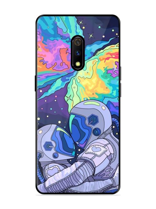 Cosmic Love Glossy Soft Edge Case for Realme X Chachhi