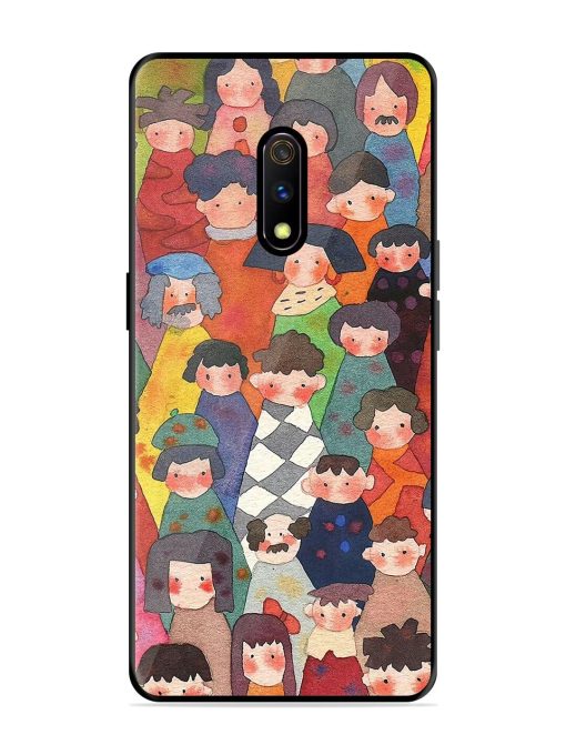 Blooming Arcs Glossy Soft Edge Case for Realme X Chachhi