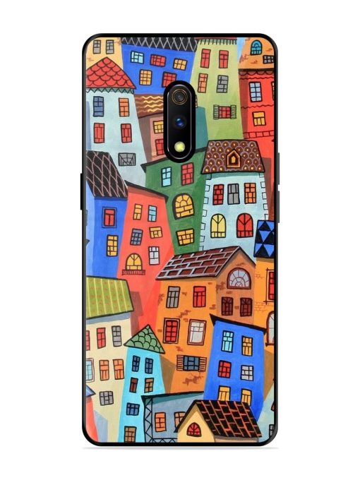 Rainbow House Glossy Soft Edge Case for Realme X Chachhi