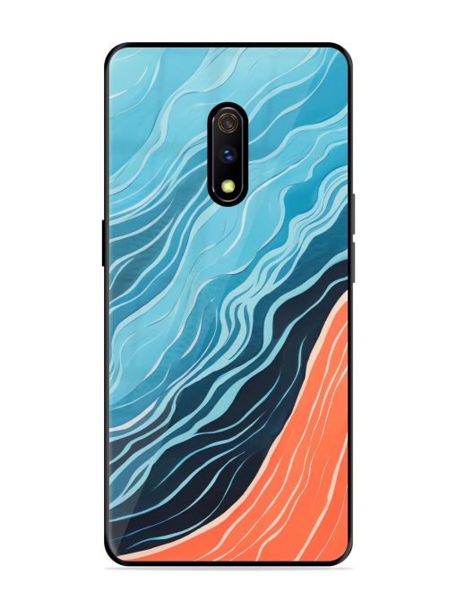 Oceanic Divide Glossy Soft Edge Case for Realme X