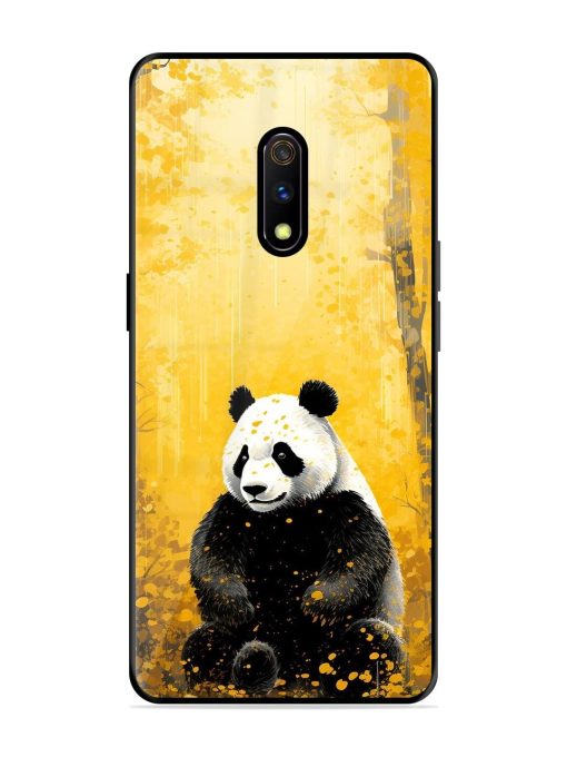 Golden Solitude Glossy Soft Edge Case for Realme X Chachhi