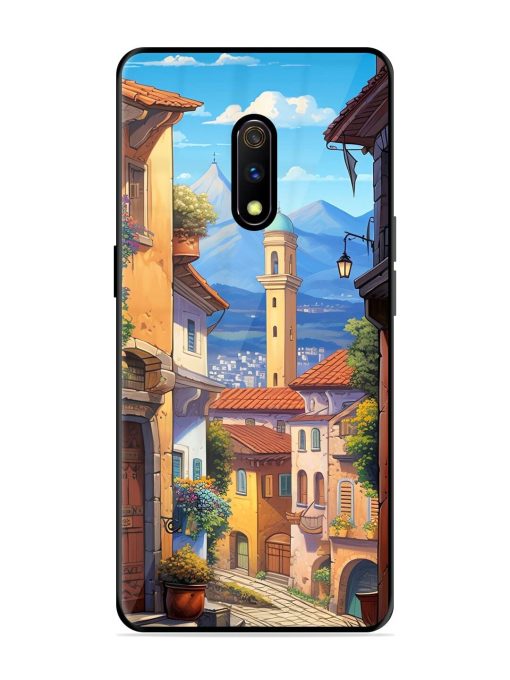 Tuscan Twilight Glossy Soft Edge Case for Realme X Chachhi