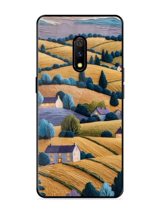 Rolling Hilltop Haven Glossy Soft Edge Case for Realme X Chachhi