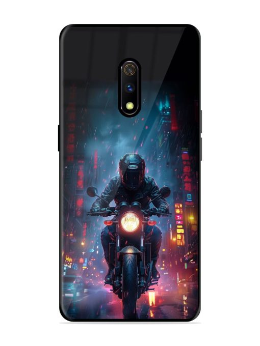 Neon Nights Glossy Soft Edge Case for Realme X Chachhi