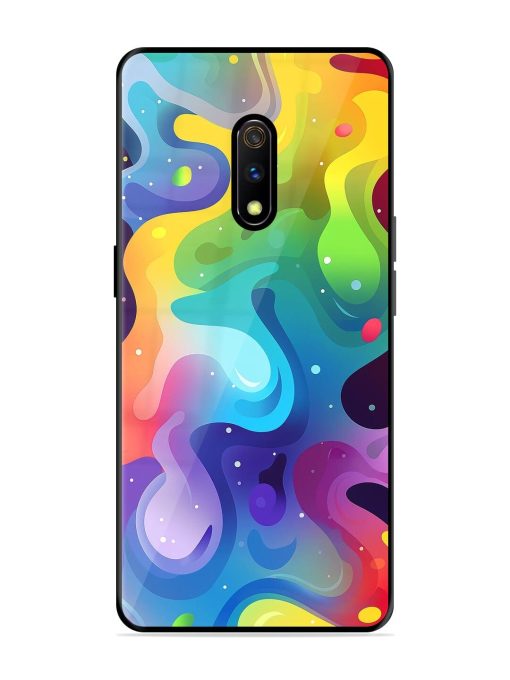 Rainbow River Glossy Soft Edge Case for Realme X Chachhi