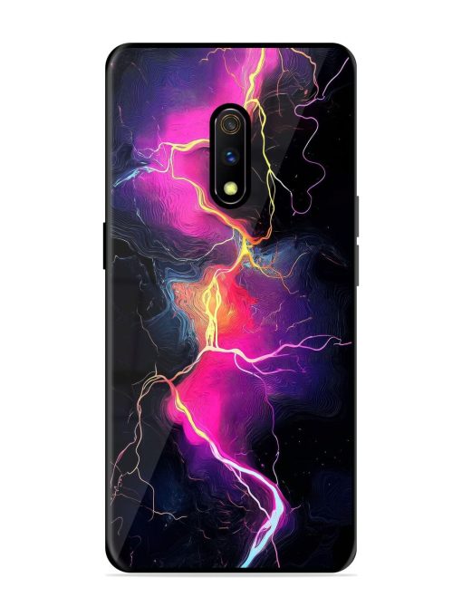 Electric Dreams Glossy Soft Edge Case for Realme X Chachhi