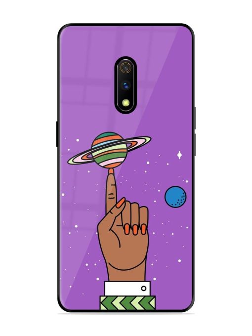 Spinning The Universe Glossy Soft Edge Case for Realme X Chachhi