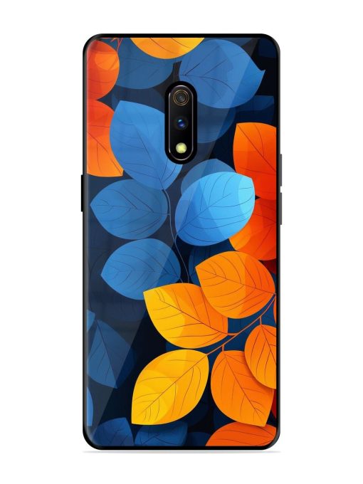 Autumn'S Contrast Glossy Soft Edge Case for Realme X Chachhi