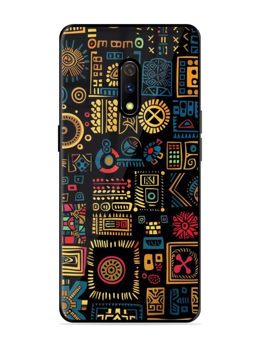 Tribal Tapestry Glossy Soft Edge Case for Realme X Chachhi