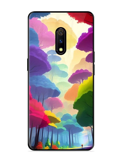 Rainbow Road Glossy Soft Edge Case for Realme X Chachhi