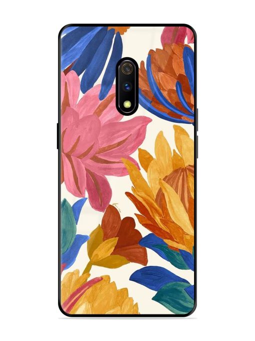 Blooming Tapestry Glossy Soft Edge Case for Realme X Chachhi