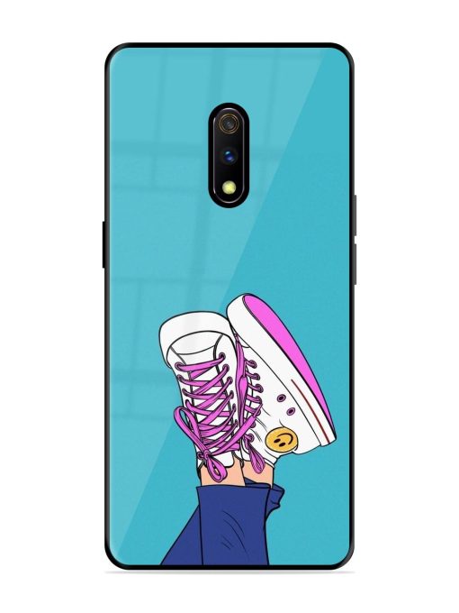 Kick Back And Chill Glossy Soft Edge Case for Realme X Chachhi