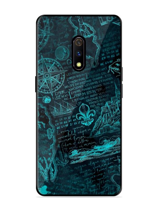 Nautical Notebook Glossy Soft Edge Case for Realme X Chachhi