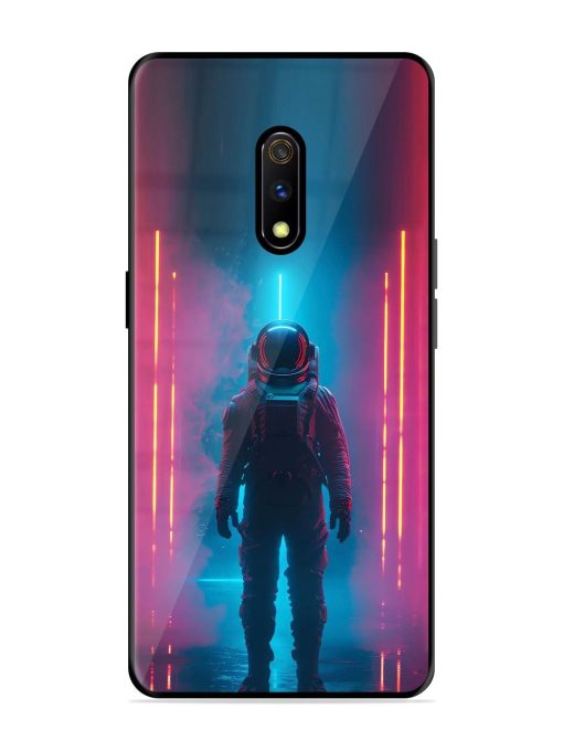 Neon Astronaut Glossy Soft Edge Case for Realme X Chachhi