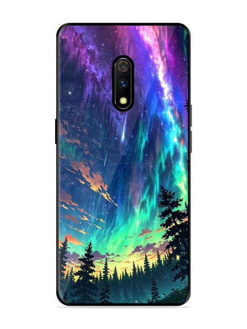 Cosmic Canvas Glossy Soft Edge Case for Realme X Chachhi