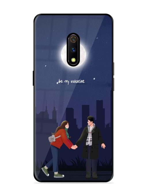 Moonlight Proposal Glossy Soft Edge Case for Realme X Chachhi