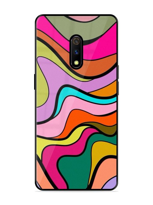 Wavy Wonder Glossy Soft Edge Case for Realme X