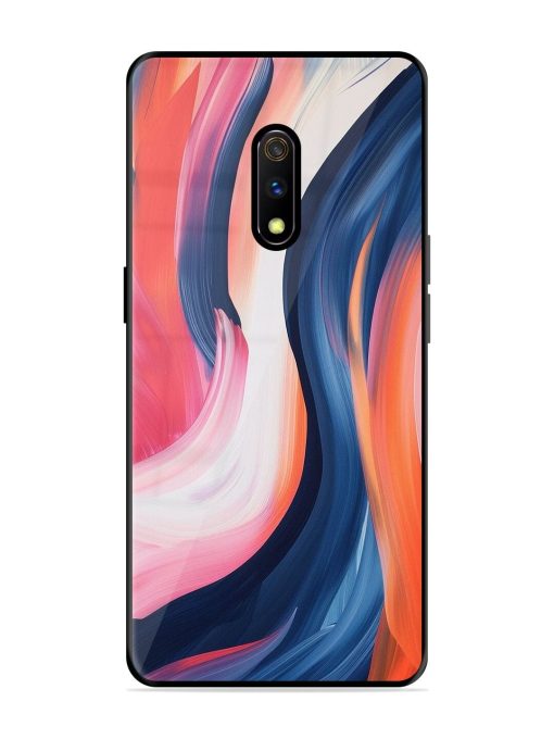 Whirling Hues Glossy Soft Edge Case for Realme X Chachhi