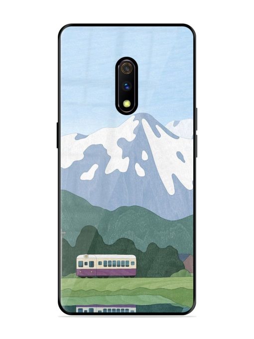 Mountainside Reflections Glossy Soft Edge Case for Realme X Chachhi