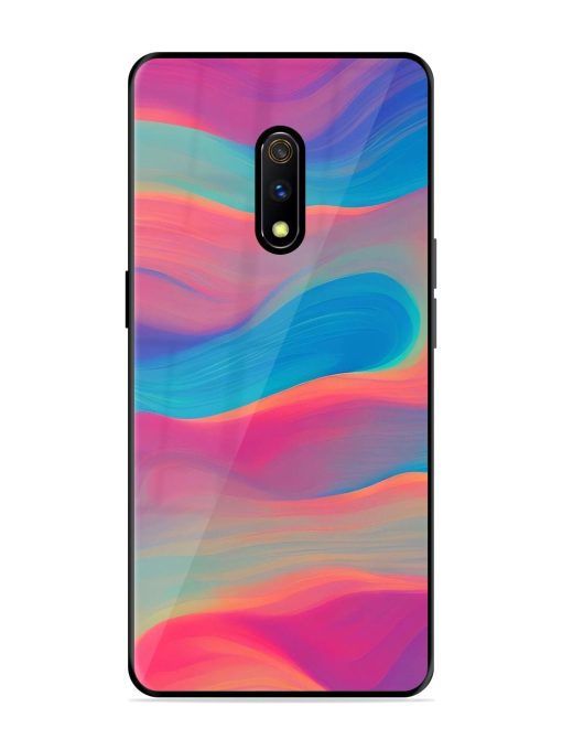 Wavy Wonder Glossy Soft Edge Case for Realme X Chachhi