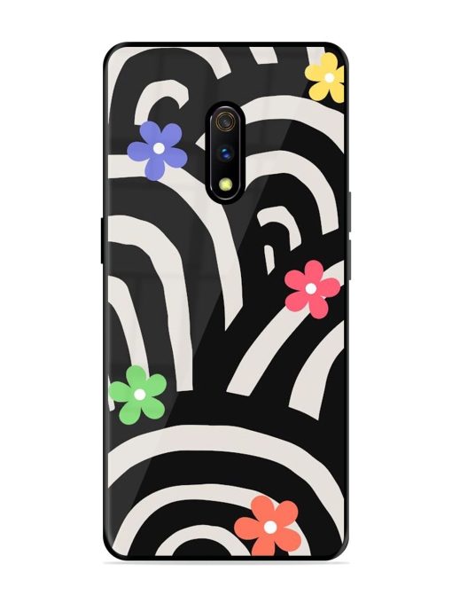 Rainbow Arcs Glossy Soft Edge Case for Realme X Chachhi