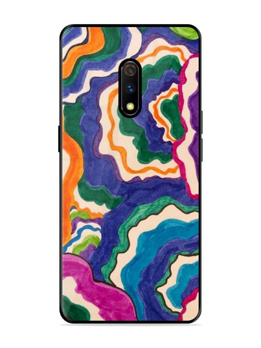 Wavy Wonder Glossy Soft Edge Case for Realme X