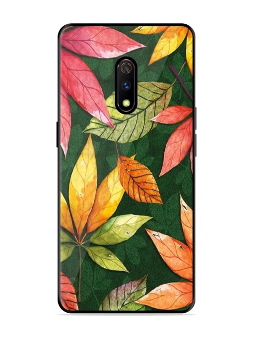 Autumn'S Embrace Glossy Soft Edge Case for Realme X Chachhi