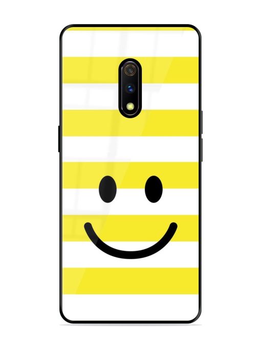 Smiling Stripes Glossy Soft Edge Case for Realme X Chachhi