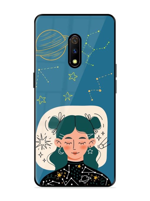 Cosmic Daydreamer Glossy Soft Edge Case for Realme X Chachhi