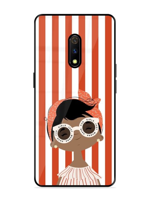 Girls Just Wanna Have Fun Glossy Soft Edge Case for Realme X Chachhi