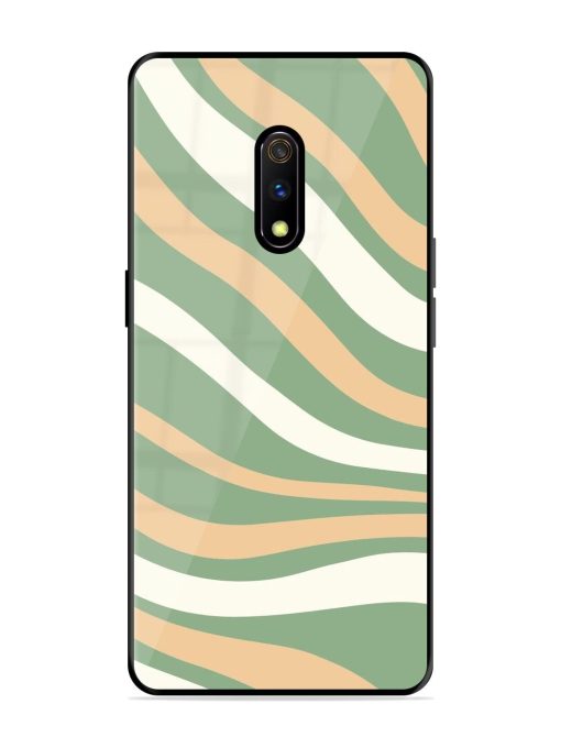 Wavy Pastel Paradise Glossy Soft Edge Case for Realme X Chachhi