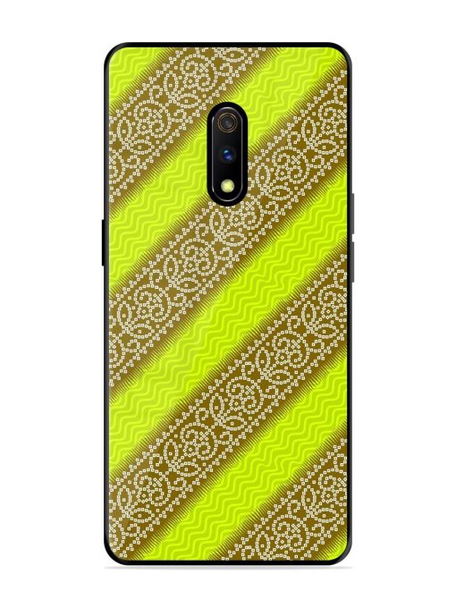 Golden Bandana Bliss Glossy Soft Edge Case for Realme X Chachhi