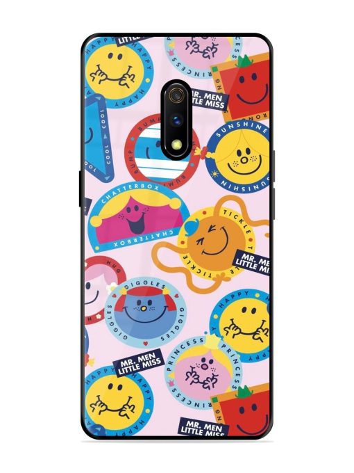 Whimsical Mr. Men & Little Miss Glossy Soft Edge Case for Realme X Chachhi