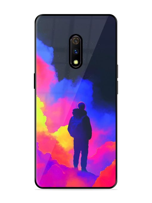 Cosmic Wanderer Glossy Soft Edge Case for Realme X Chachhi