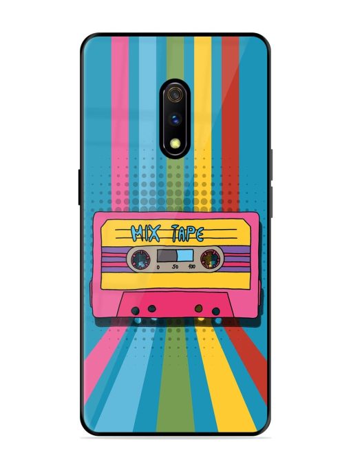 Retro Cassette Tapes Glossy Soft Edge Case for Realme X Chachhi