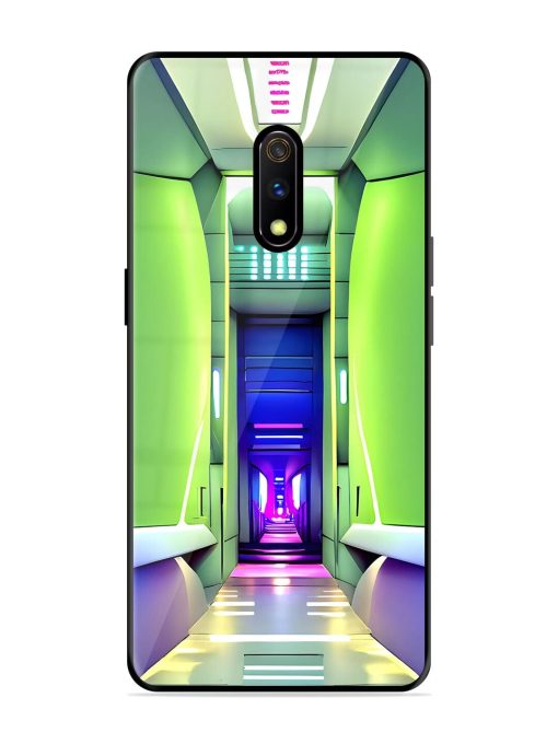 Neon Corridor Glossy Soft Edge Case for Realme X Chachhi