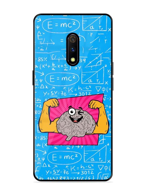 Brainy And Strong Glossy Soft Edge Case for Realme X Chachhi