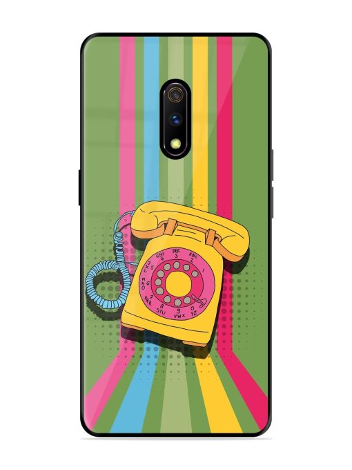 Retro Dialer Glossy Soft Edge Case for Realme X Chachhi