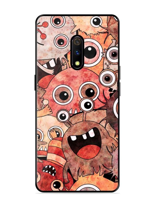 Monster Mash Glossy Soft Edge Case for Realme X Chachhi