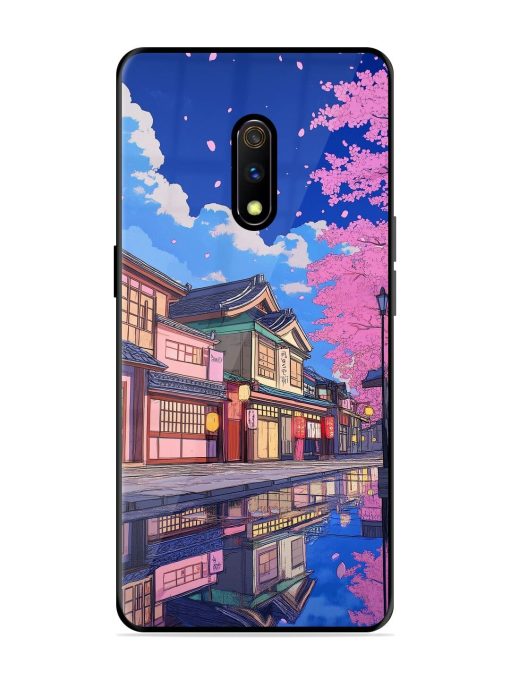 Tranquil Reflections Glossy Soft Edge Case for Realme X Chachhi