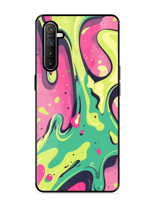 Gooey Grooves Glossy Soft Edge Case for Realme X2 Chachhi