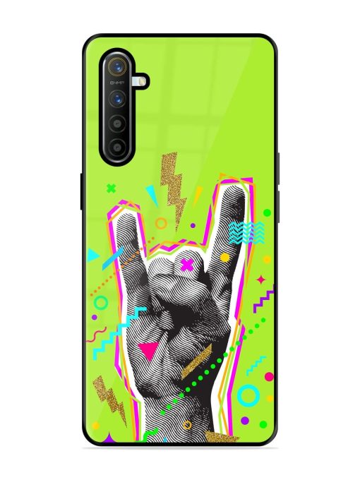 Neon Rock Glossy Soft Edge Case for Realme X2 Chachhi