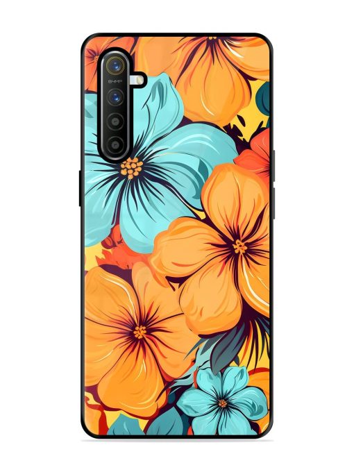 Tropical Bloom Glossy Soft Edge Case for Realme X2 Chachhi