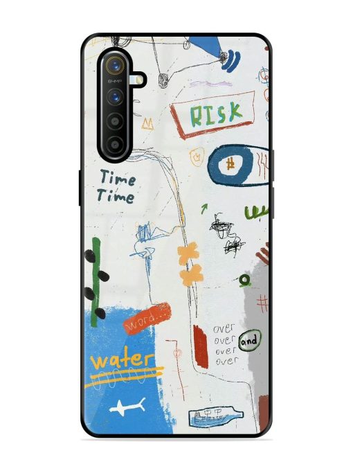 Mind Map Madness Glossy Soft Edge Case for Realme X2 Chachhi