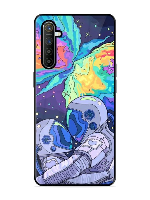 Cosmic Love Glossy Soft Edge Case for Realme X2 Chachhi